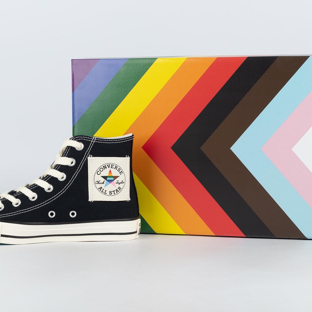Tênis Converse Chuck Taylor All Star Hi Pride Black Egret A22006C