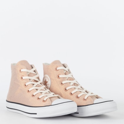 Tênis Converse Chuck Taylor All Star Hi Prism Glitter Rosa Pink CT25640002