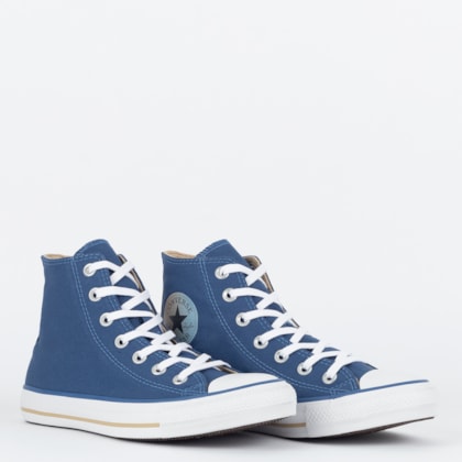 Tênis Converse Chuck Taylor All Star Hi Seasonal +1 Azul Caqui Fosco CT19910015