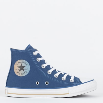 Tênis Converse Chuck Taylor All Star Hi Seasonal +1 Azul Caqui Fosco CT19910015