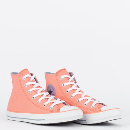 Tênis Converse Chuck Taylor All Star Hi Seasonal +1 Salmao Fosco CT19910013