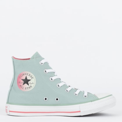 Tênis Converse Chuck Taylor All Star Hi Seasonal +1 Verde Menta CT19910014