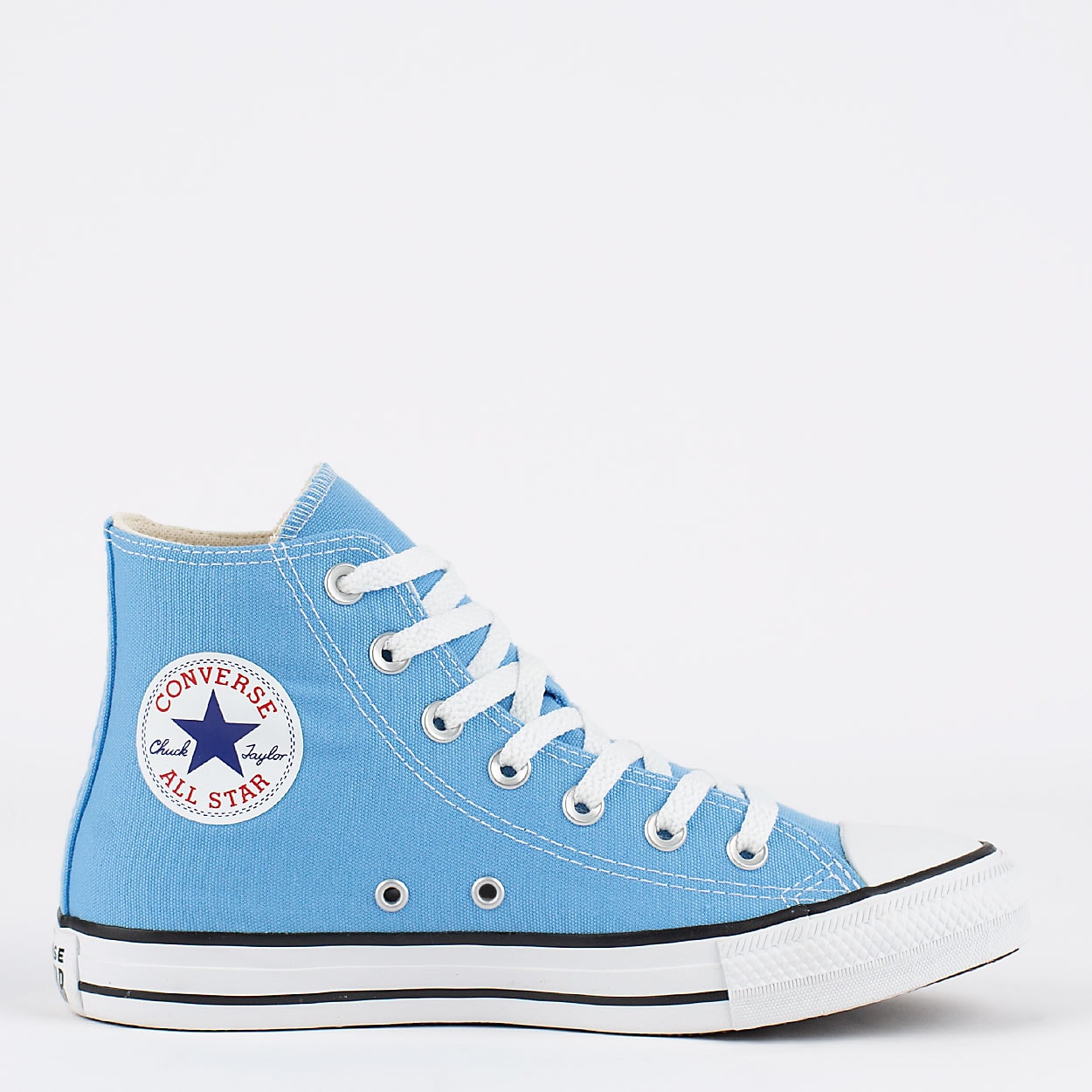 Tênis Converse Chuck Taylor All Star Hi Seasonal Azul Claro CT04190057 na  Loja Virus 41