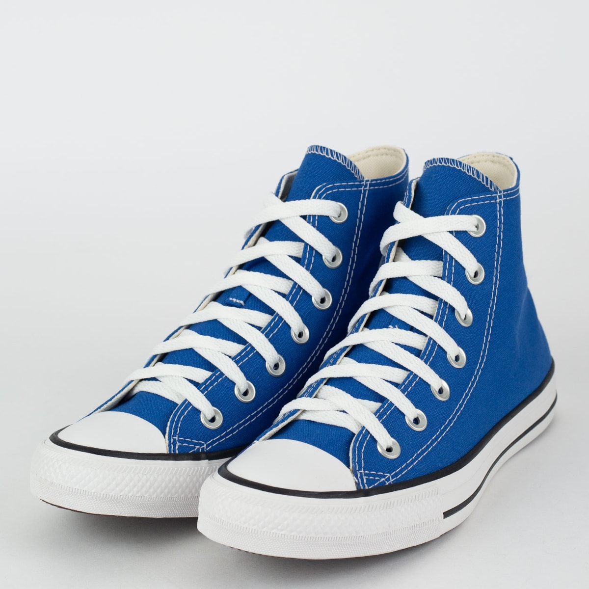 Cano Alto Converse Chuck Taylor Azules Tênis Converse All Star