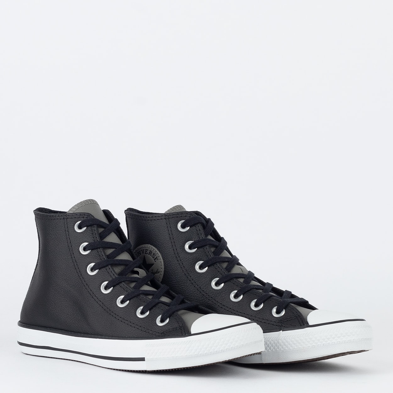 Tênis Converse Chuck Taylor All Star Hi Seasonal Leather Preto