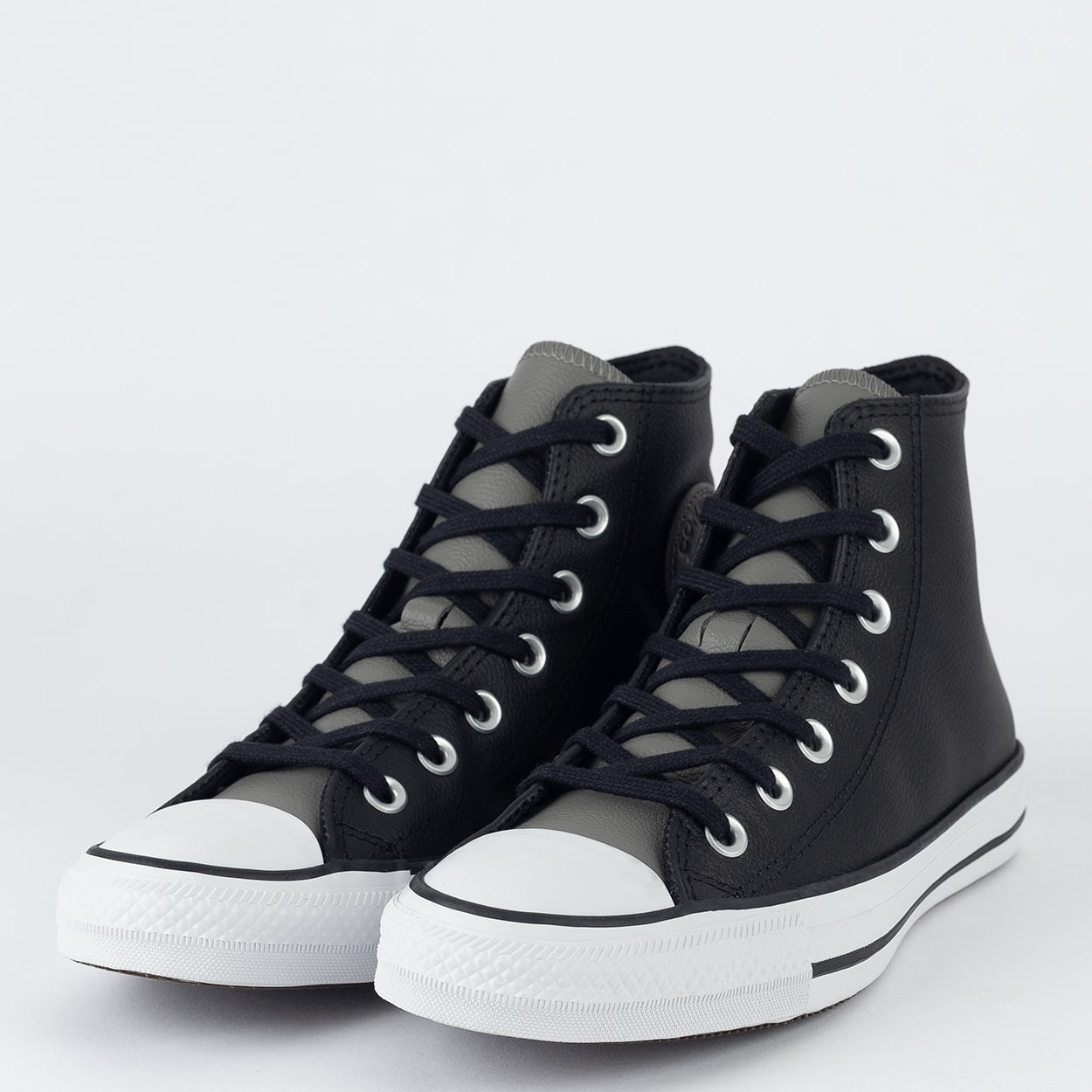 【ts 】 Tênis Converse Chuck Taylor All Star Hi Seasonal Leather Preto