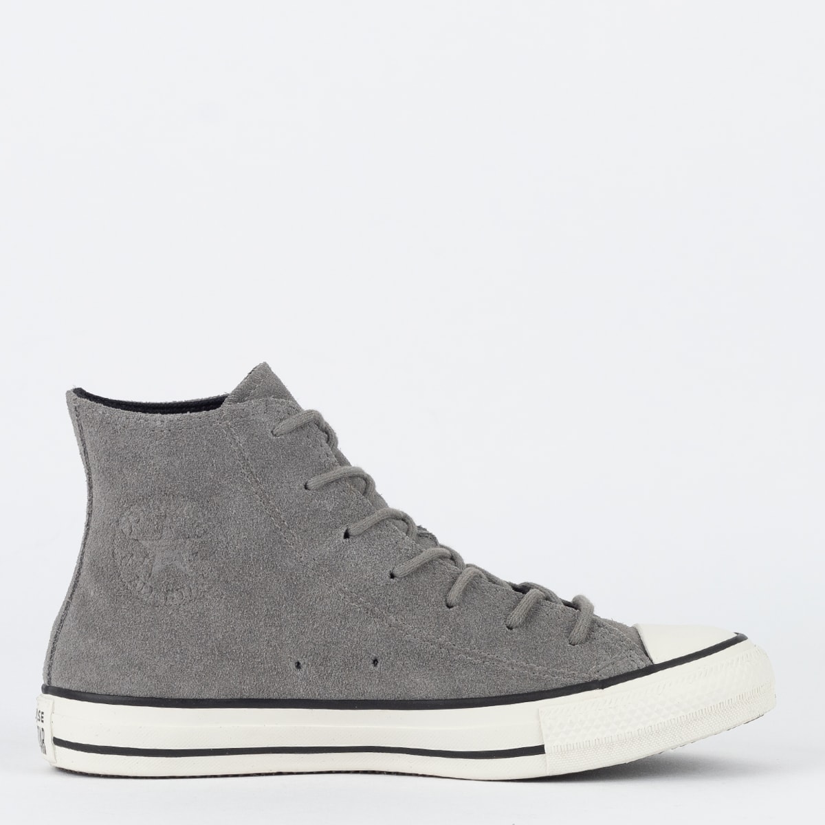 Tênis Converse Chuck Taylor All Star Hi Seasonal Suede Cinza Preto