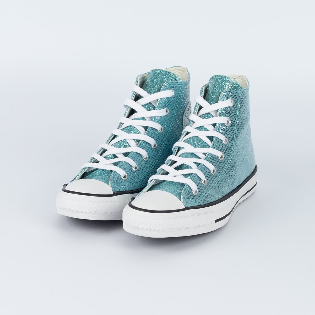 Tênis Converse Chuck Taylor All Star Hi Shine Agua Marinha Branco