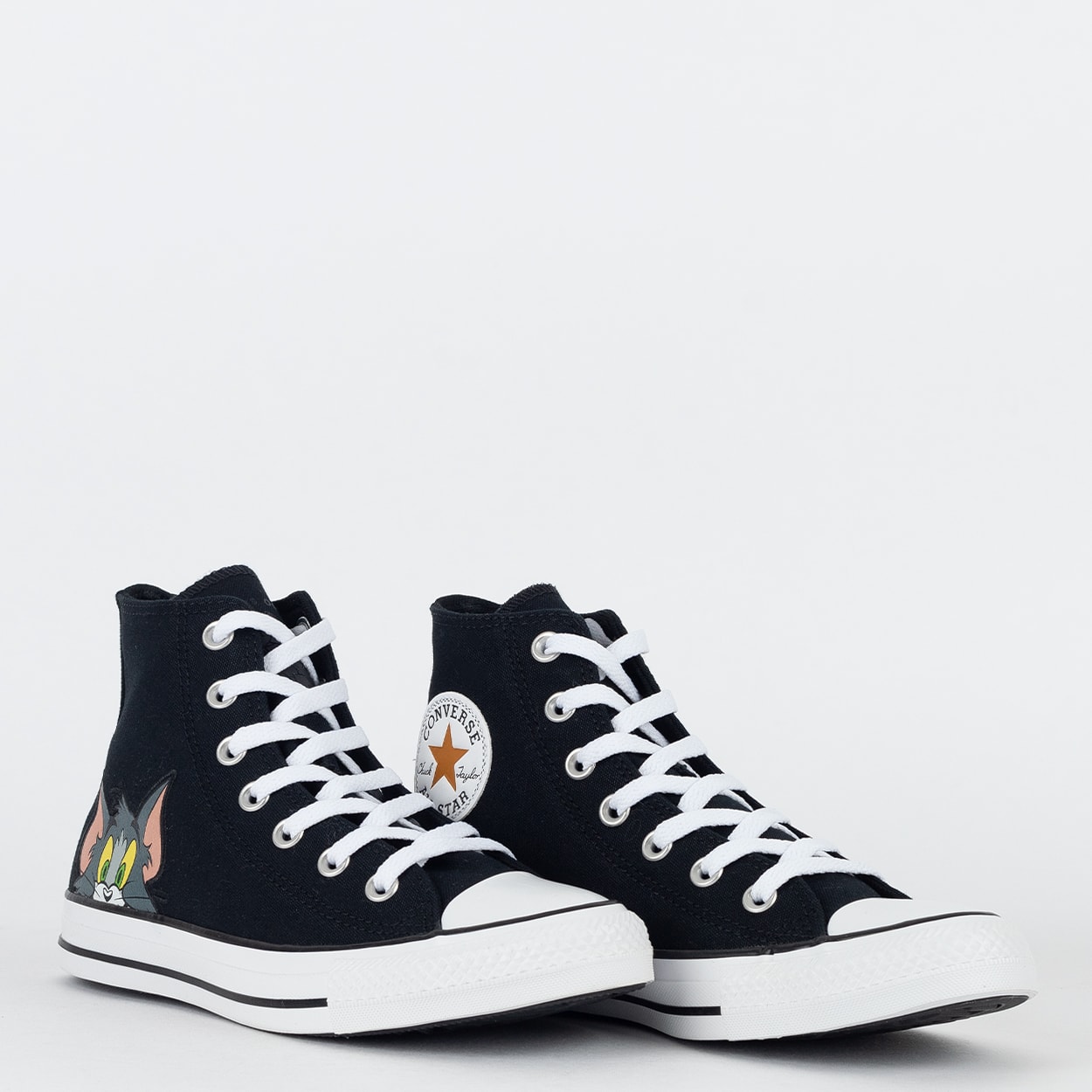 Tênis Converse Chuck Taylor All Star Hi Tom And Jerry Black Multi