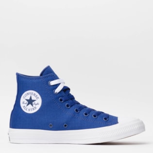 Tênis Converse Chuck Taylor All Star II Hi Sodalite Blue White Navy 153051 Tênis Converse Chuck Taylor All Star II Hi Sodalite Blue White Navy 153051