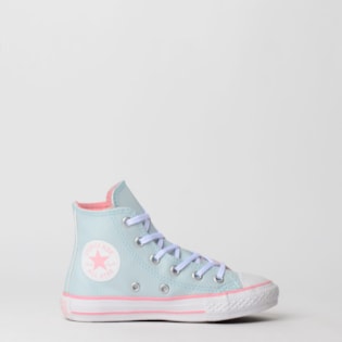 Tênis Converse Chuck Taylor All Star Kids Hi Azul Bebe CK07440001 Tênis Converse Chuck Taylor All Star Kids Hi Azul Bebe CK07440001