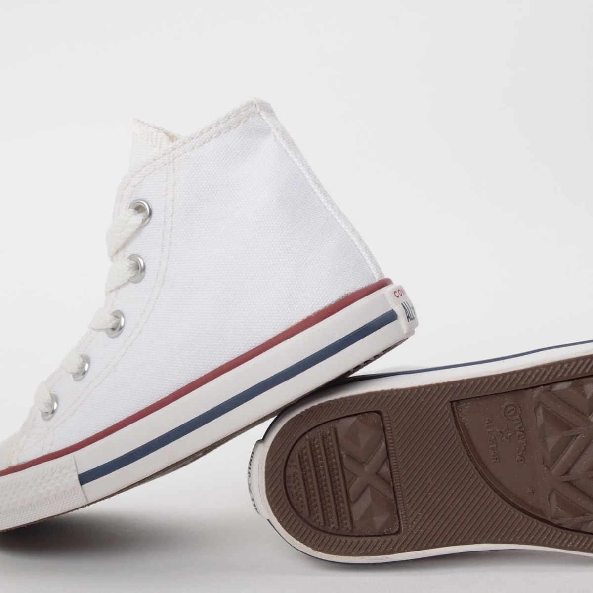 Branco Cano Alto All Star Branco Converse Tenis Bebe Tênis