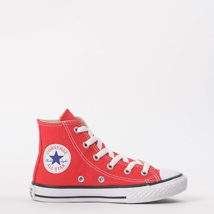 Tênis Converse Chuck Taylor All Star Kids Hi Vermelho CK00040004