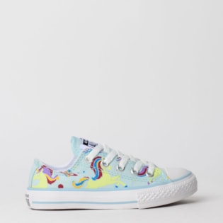 Tênis Converse Chuck Taylor All Star Kids Ox Azul Bebe CK07670002 Tênis Converse Chuck Taylor All Star Kids Ox Azul Bebe CK07670002