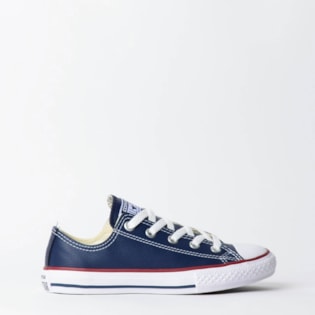 Tênis Converse Chuck Taylor All Star Kids Ox Marinho Vermelho CK04200002 Tênis Converse Chuck Taylor All Star Kids Ox Marinho Vermelho CK04200002
