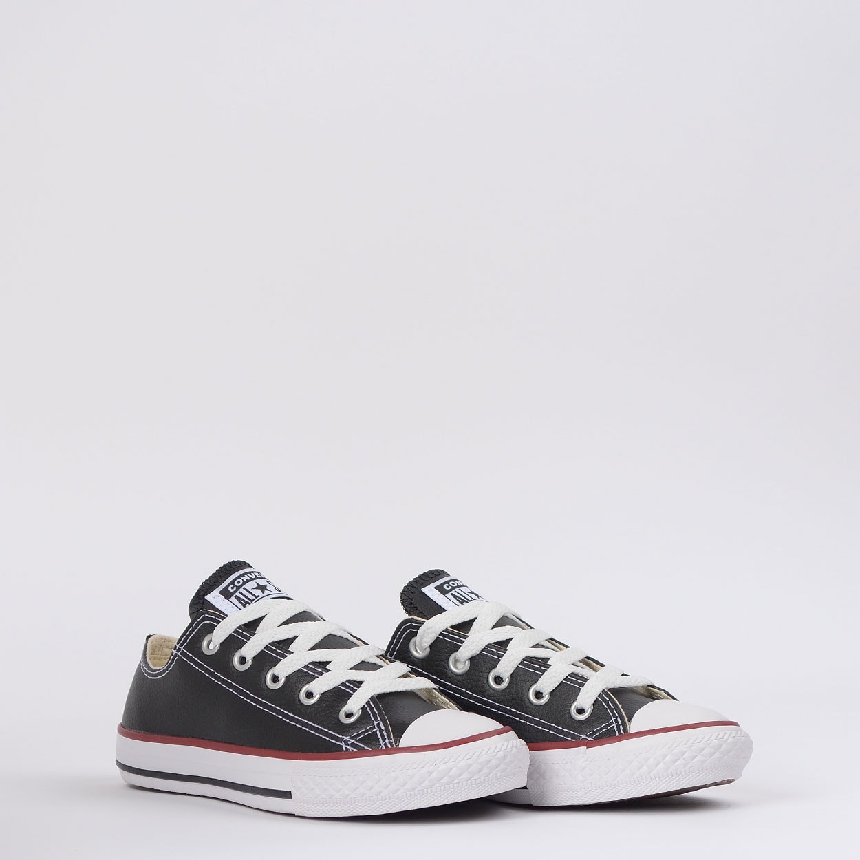 All star best sale cano curto vermelho