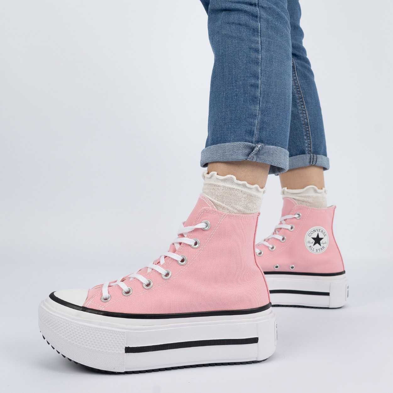 Tênis Converse Chuck Taylor All Star Lift Double Stack Hi Seasonal