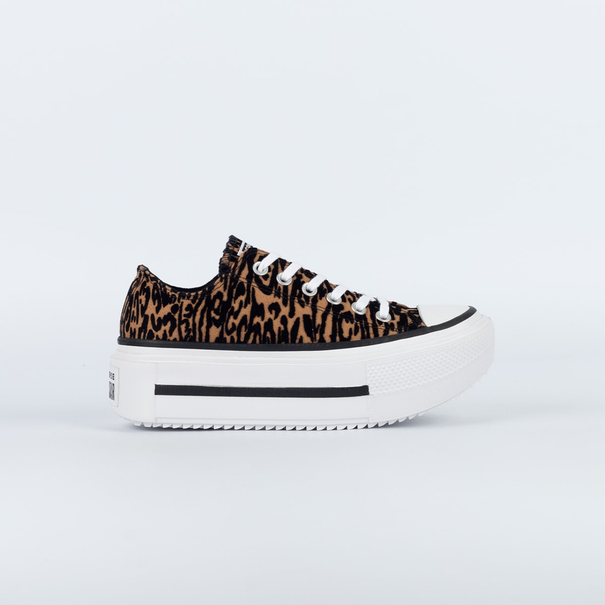 All Star Stack Form Tênis Converse Chuck Taylor All Star Lift Double Stack Ox Animal Print ...