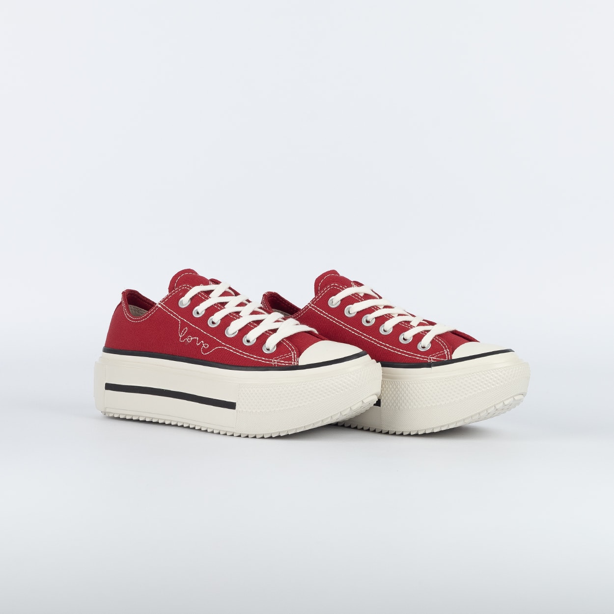 Tênis Converse Chuck Taylor All Star Hi Chucks In Love Vermelho