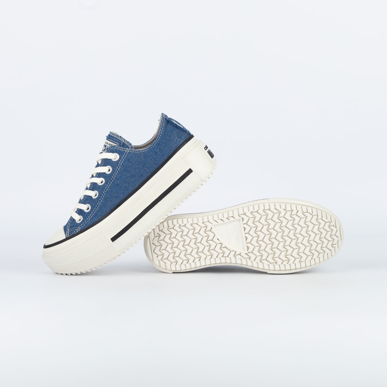 Tênis Converse Chuck Taylor All Star Lift Double Stack Ox Denim