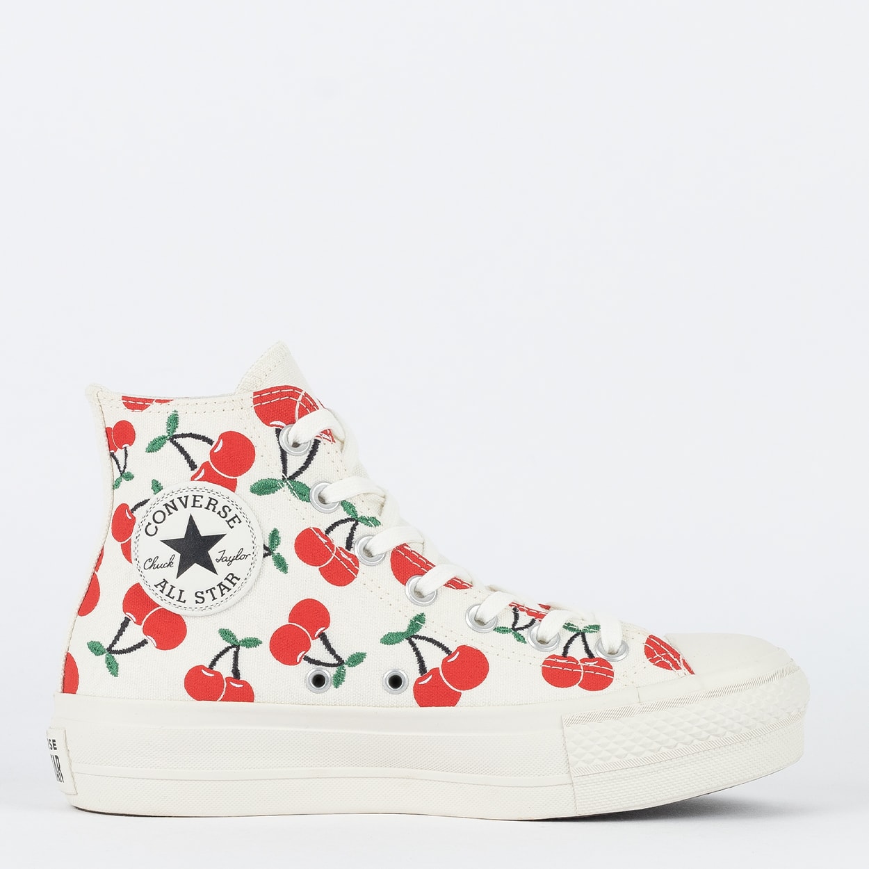 Tênis Converse Chuck Taylor All Star Lift Hi Cherry On Amendoa
