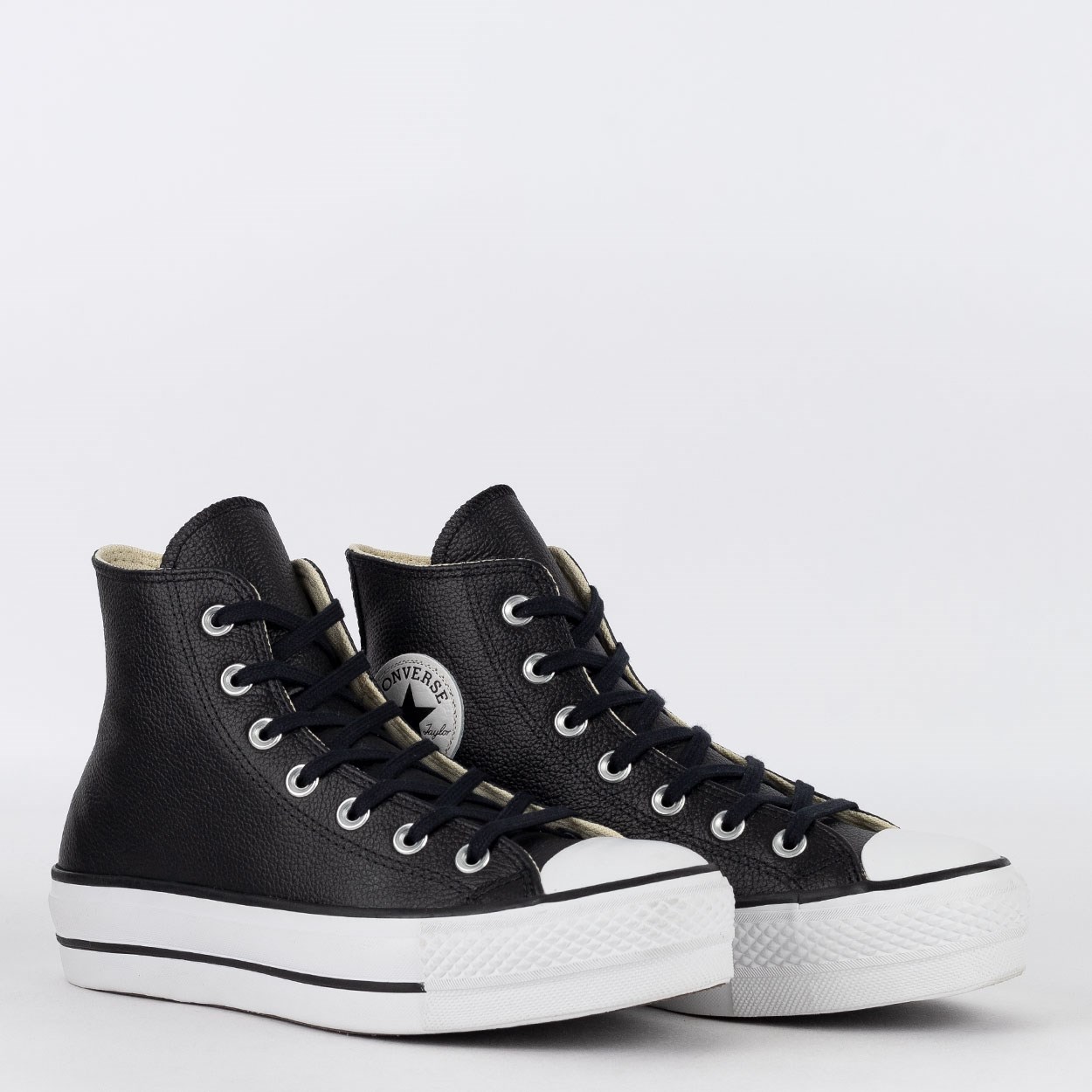 All star hot sale plataforma preto 33