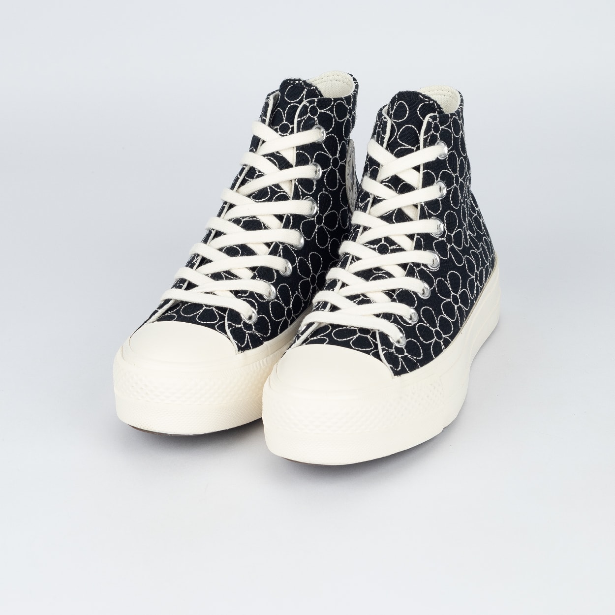 Tênis Converse Chuck Taylor All Star Lift Hi Petal Pop Black Egret