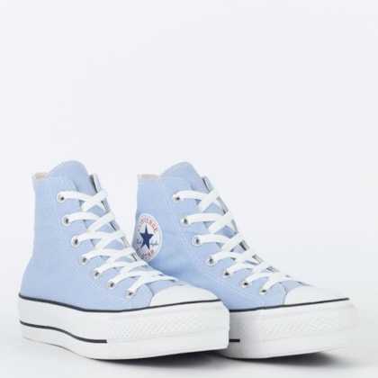 Tênis Converse Chuck Taylor All Star Lift Hi Seasonal Azul Ceu CT12000052