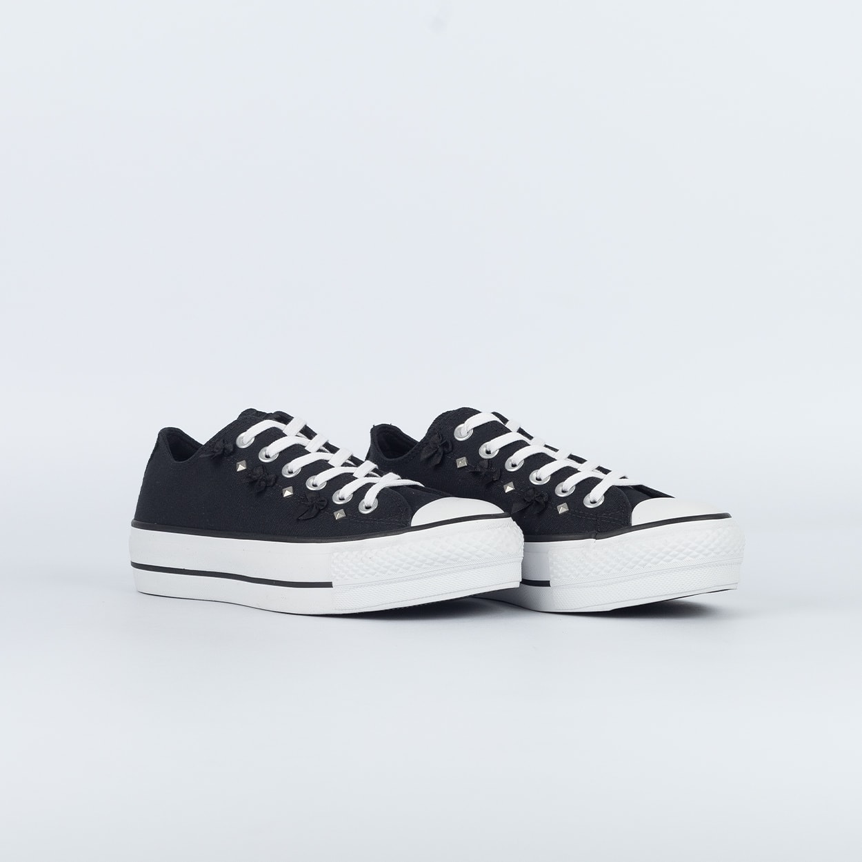black_swan！！ Tênis Converse Chuck Taylor All Star XX-Hi Dark Swan Preto Preto
