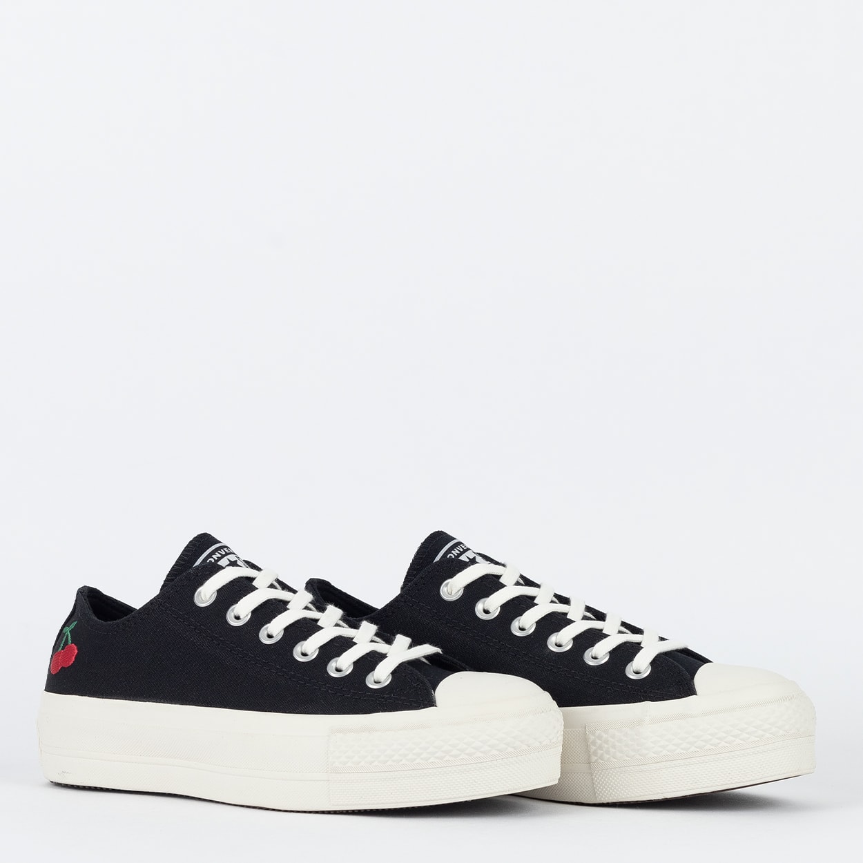 Tênis Converse Chuck Taylor All Star Lift Ox Cherry On Preto