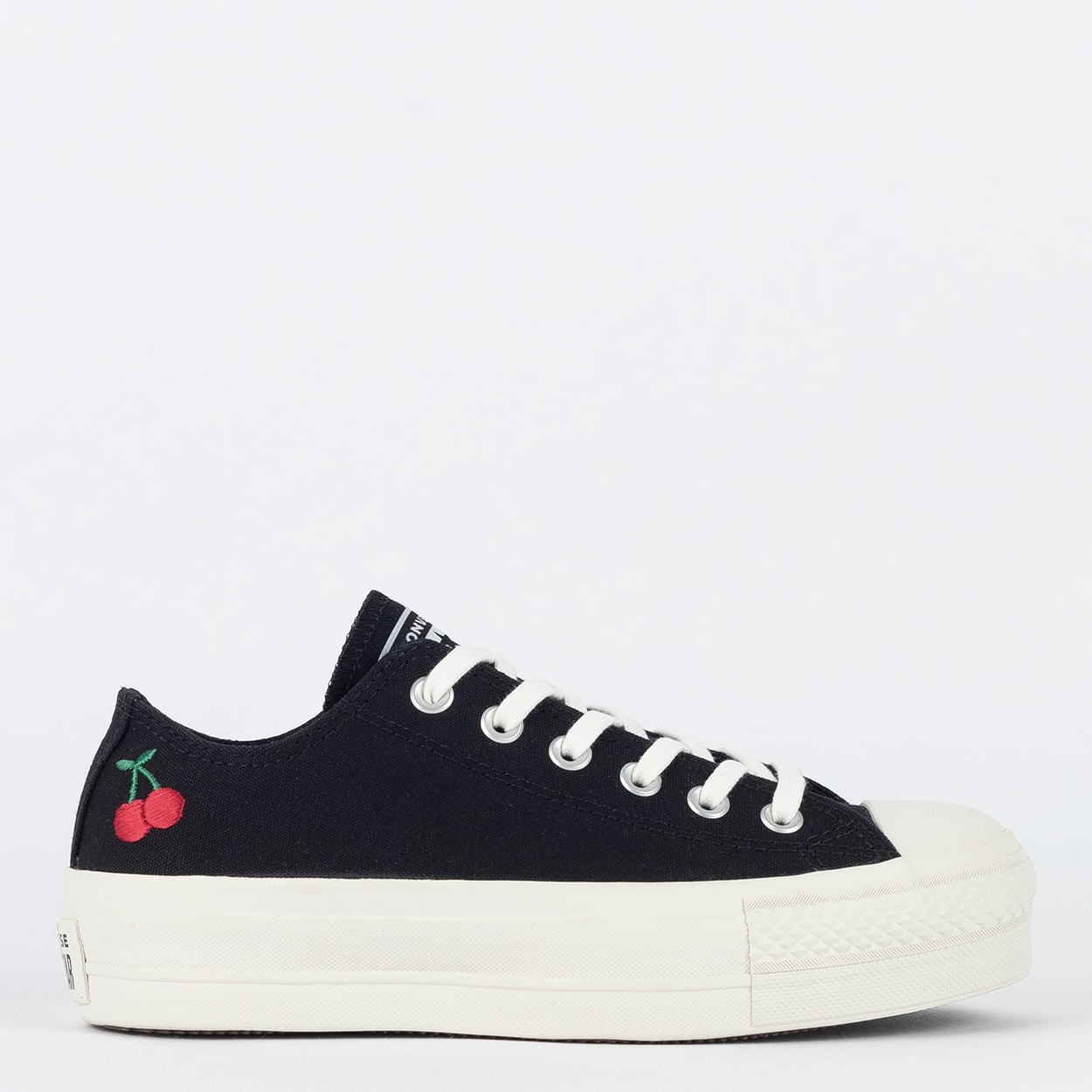 Tênis Converse Chuck Taylor All Star Lift Ox Cherry On Preto