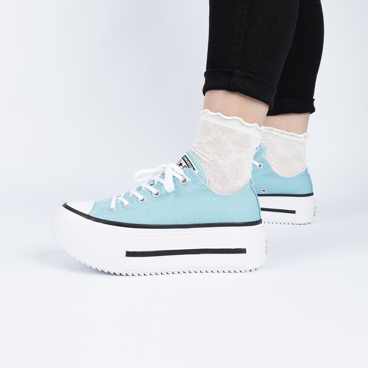 Tênis Converse Chuck Taylor All Star Lift Ox Double Stack Ox Deja