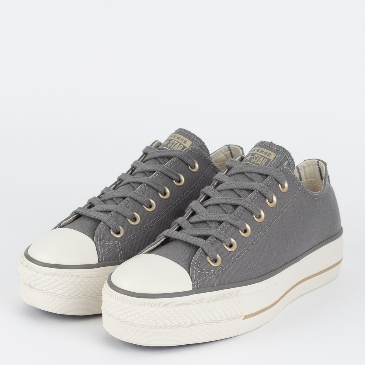 Sneaker Tênis Converse Chuck Taylor Lift Cinza Chuck All Star