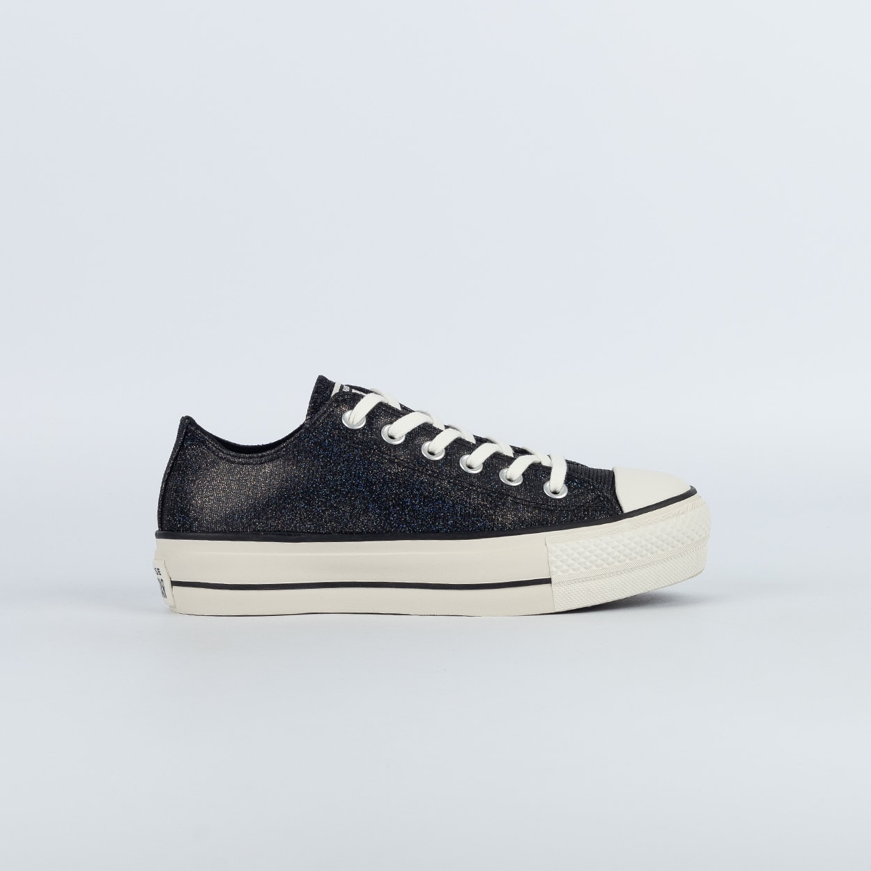 Tênis Converse Chuck Taylor All Star Lift Ox Shine Preto Amendoa