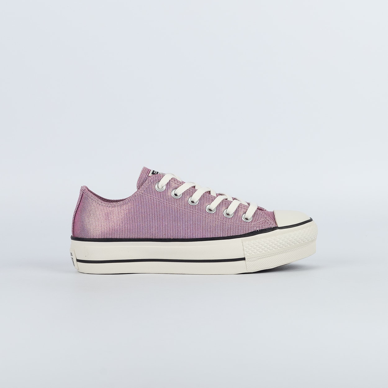 Tênis Converse Chuck Taylor All Star Lift Ox Shine Rosa Fosco
