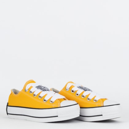 Tênis Converse Chuck Taylor All Star Lift Ox Sketch Amarelo Queimado CT28010002