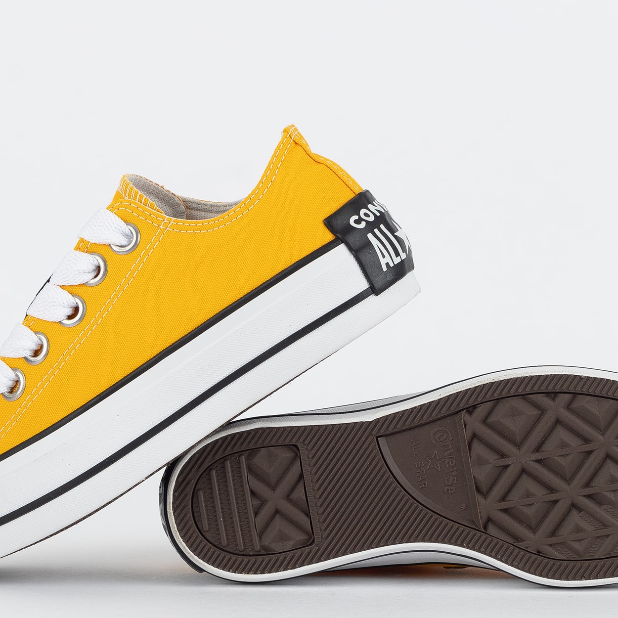 Tênis Converse Chuck Taylor All Star Lift Ox Sketch Amarelo
