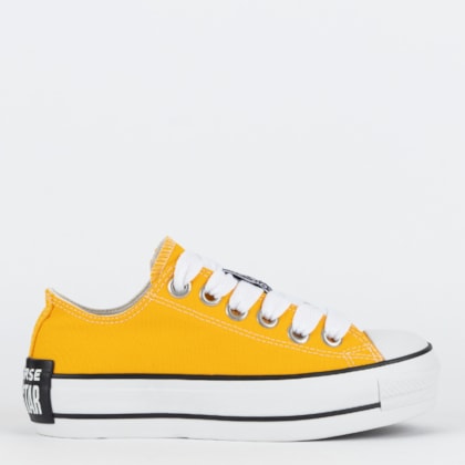 Tênis Converse Chuck Taylor All Star Lift Ox Sketch Amarelo Queimado CT28010002