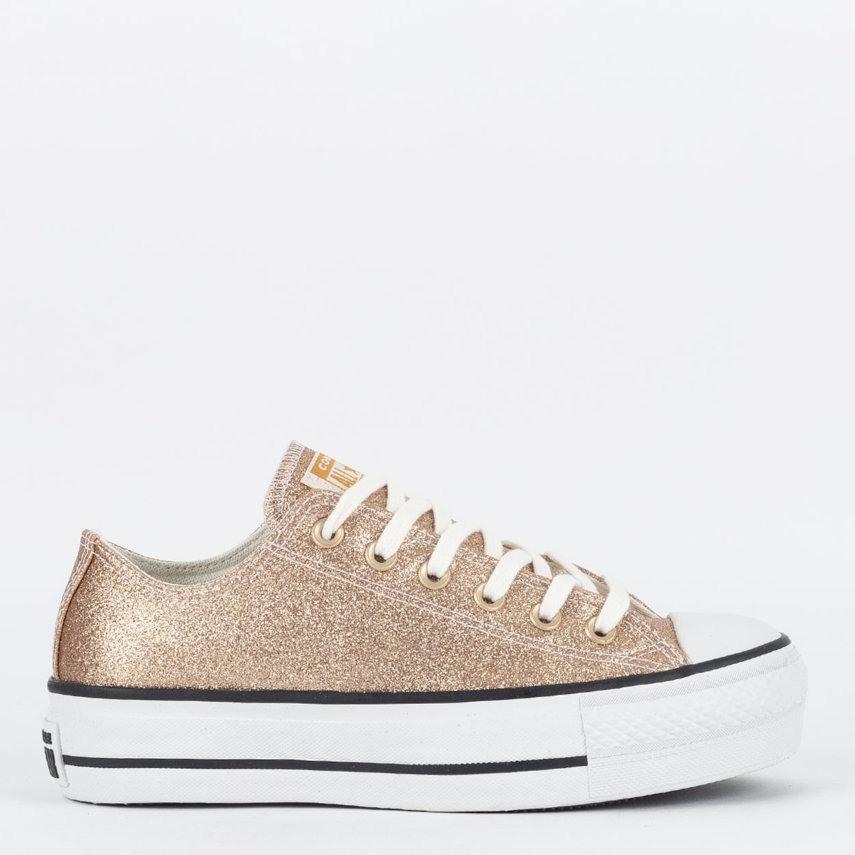 Star Infantil Tenis Converse Feminino Dourado Star Branco All Star