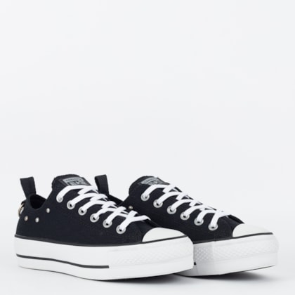 Tênis Converse Chuck Taylor All Star Platform Ox Preto CT04950001