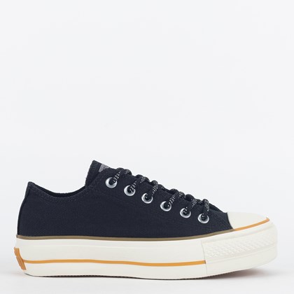 Tênis Converse Chuck Taylor All Star Lift Ox Summer Utility Preto Amendoa CT24650003