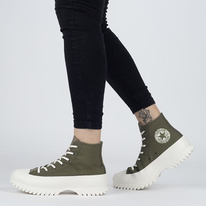 Tênis Converse Chuck Taylor All Star Lugged 2.0 Festival + Marble Verde Musgo CT25400002