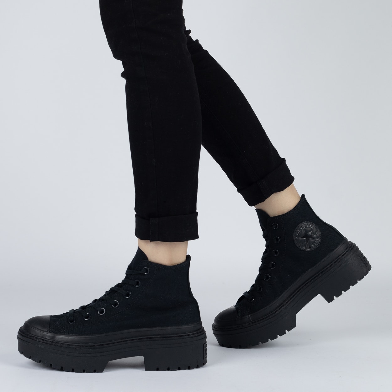 Tênis Converse Chuck Taylor All Star Lugged Heel Leather
