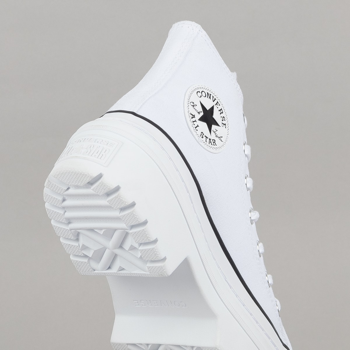 Tênis Converse Chuck Taylor All Star Lugged Heel Platform Hi White Black A10364C