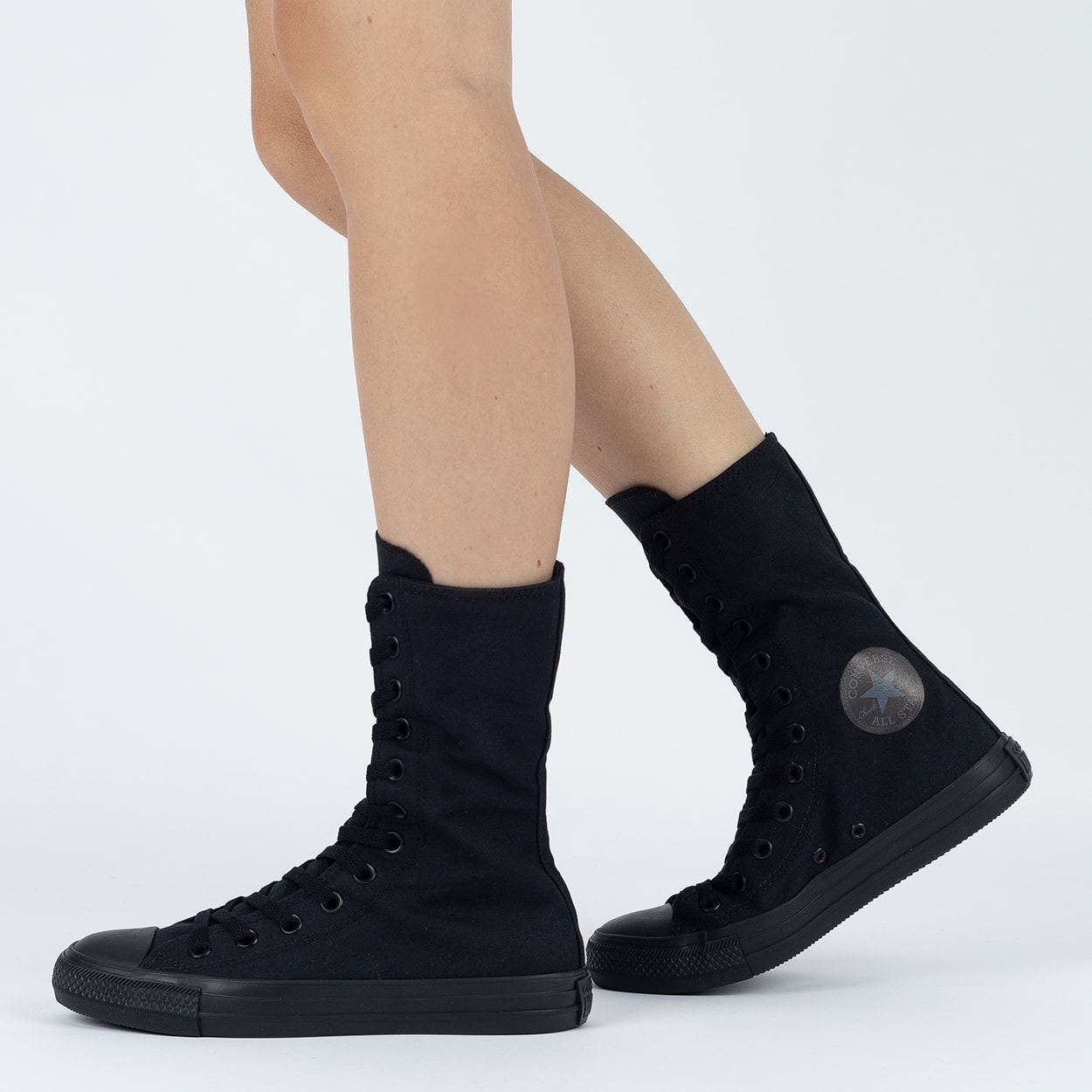 GQ5307◇CONVERSEaddict:26ssONESTARLOAFER Tênis Converse Chuck Taylor All Star Monochrome X-Hi Tower