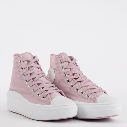Tênis Converse Chuck Taylor All Star Move Hi Authentic Glam Rosa Sal CT17880001