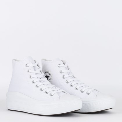 Tênis Converse Chuck Taylor All Star Move Hi Branco Branco CT15460002