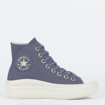 Tênis Converse Chuck Taylor All Star Move Hi Modern Tailored Roxo Fosco CT28290001