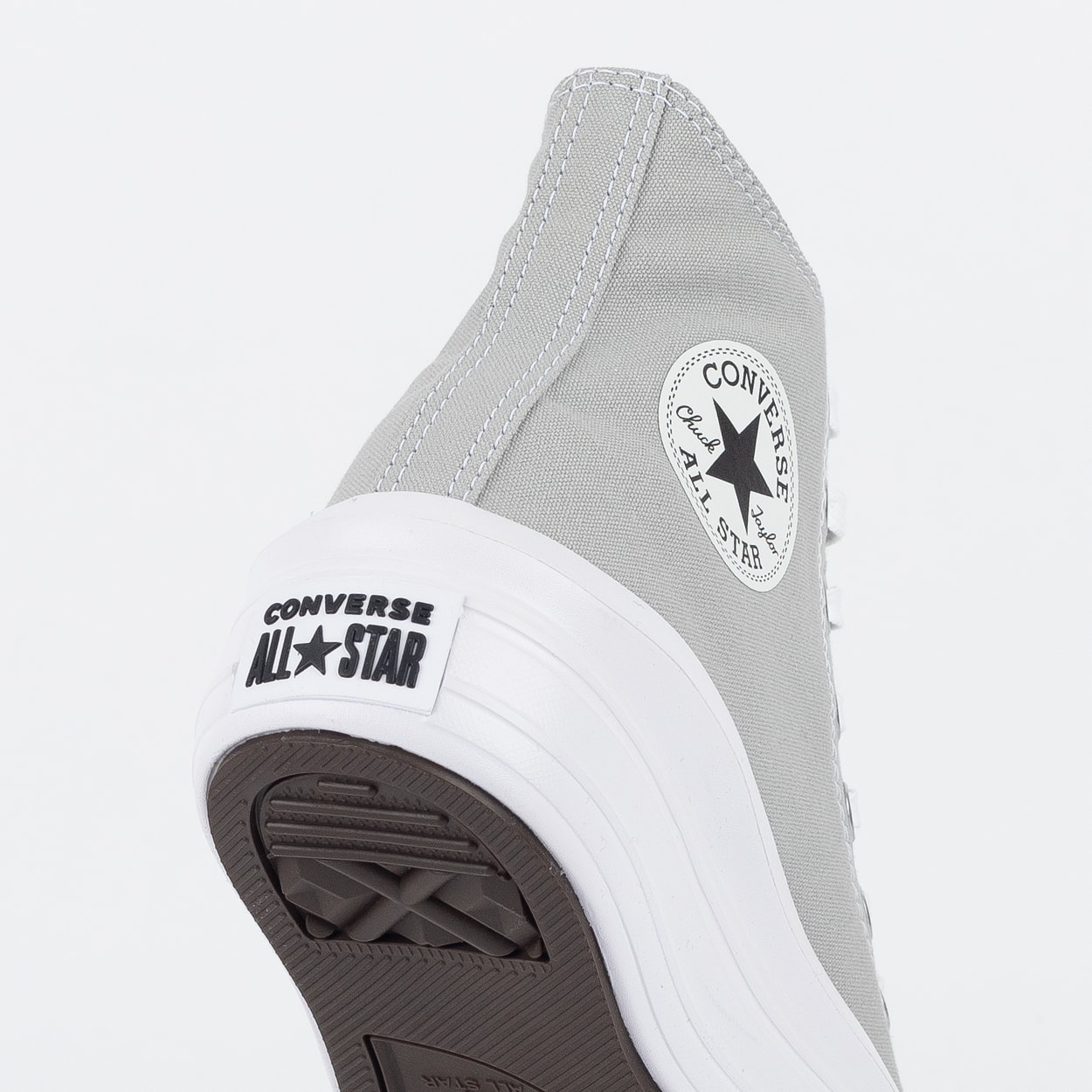 Tênis Converse Chuck Taylor All Star Move Hi Seasonal Cinza Claro