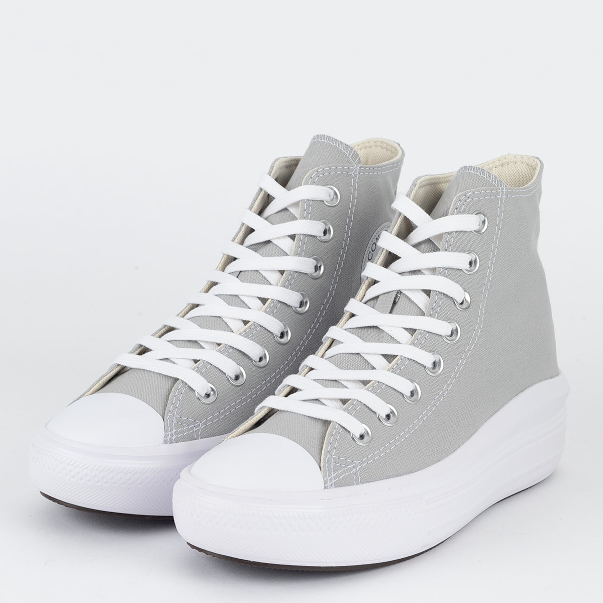 Shoe All Star Branco Saltinho All Star Cinza Claro TÊNIS